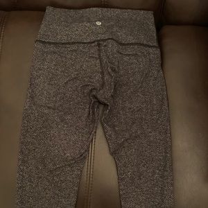 Rare herringbone Lululemon leggings